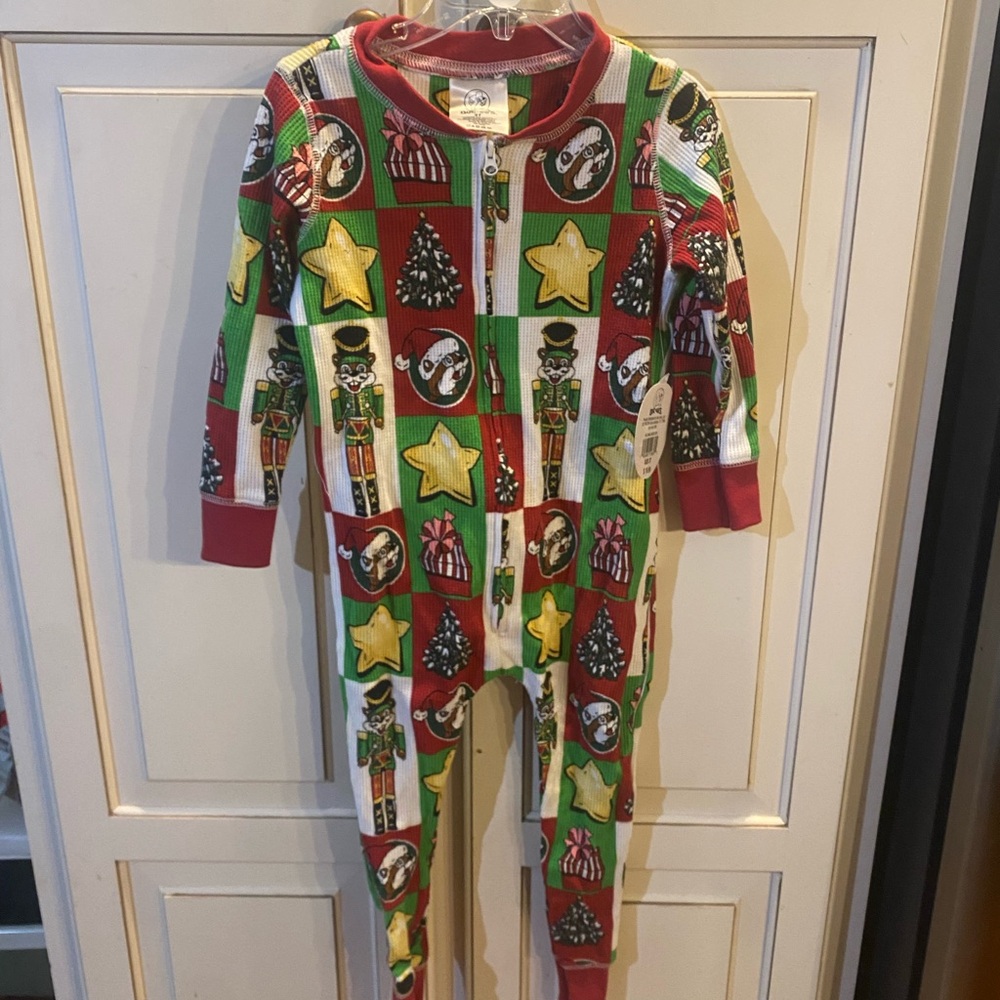 Holiday Kids One Piece Footie Pajama